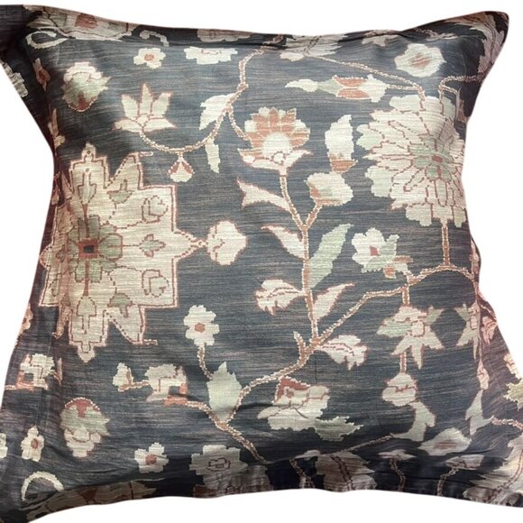 Vintage Ralph Lauren Harriman Euro Shams Set Of Two Floral Pattern RARE - Picture 3 of 6